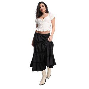 Reclaimed Vintage Prairie Top White Size 6